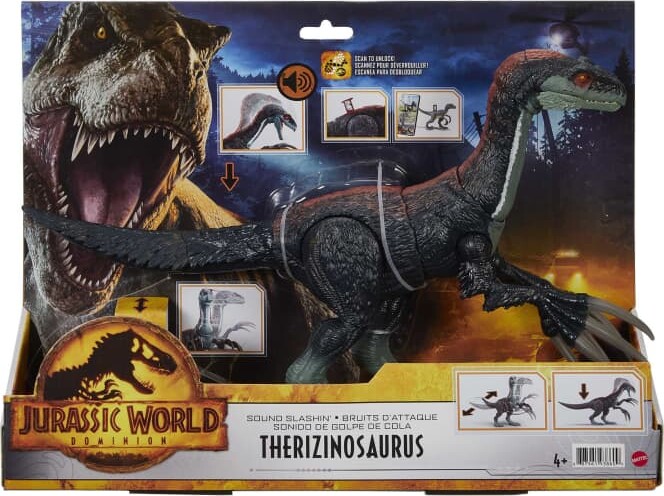 Jurassic World Figur - Therizinosaurus - Sound Slashin'