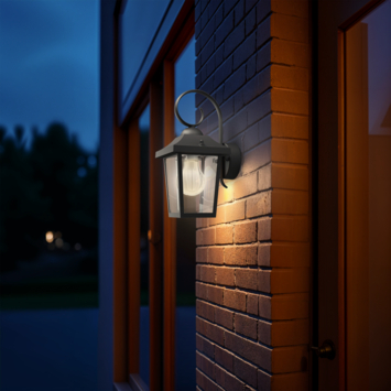 Philips buitenlamp Buzzard zwart