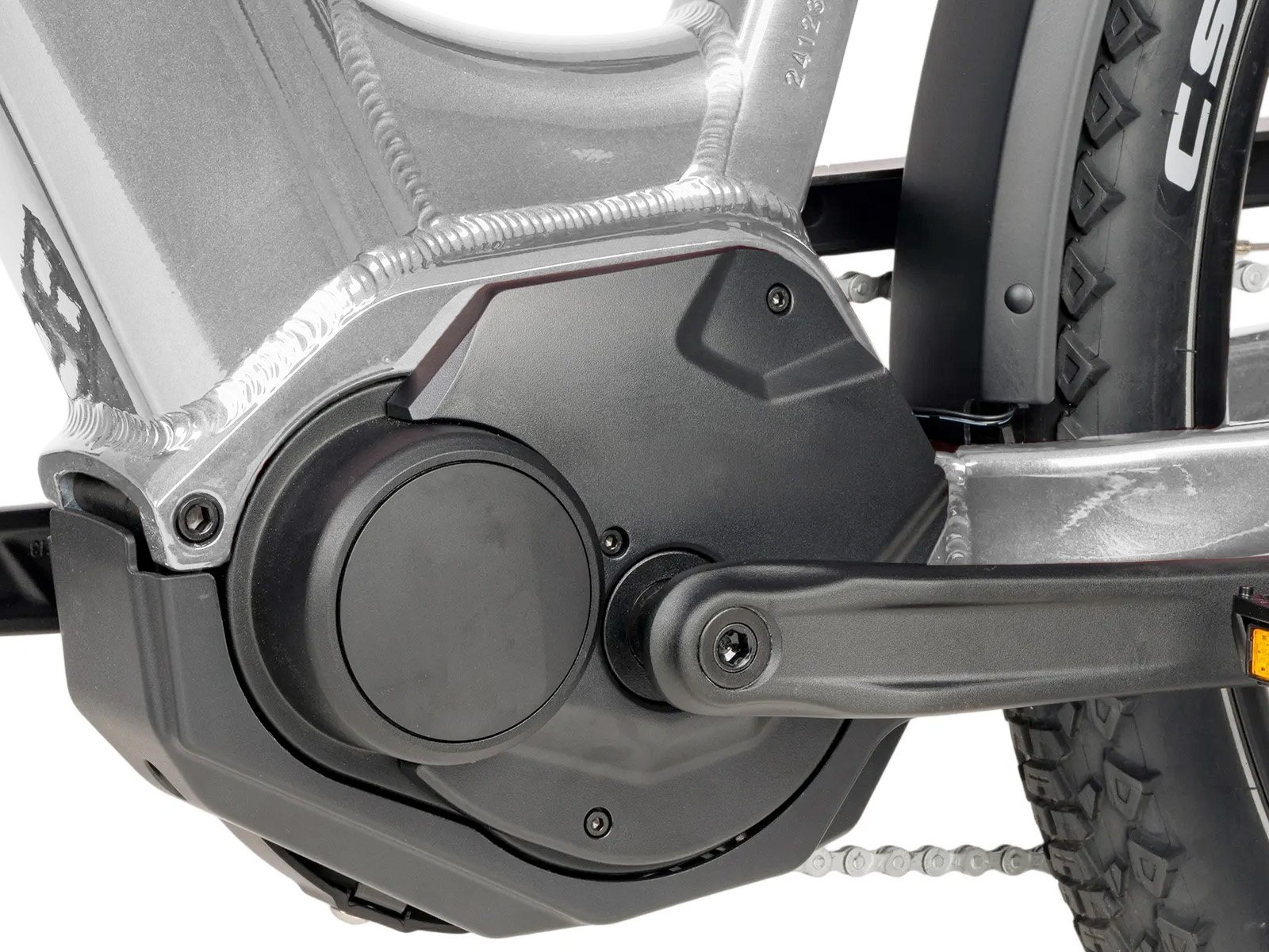 Saxonette Deluxe SUV Easy 8 sp 14.5 Ah midmotor ebike - Silver