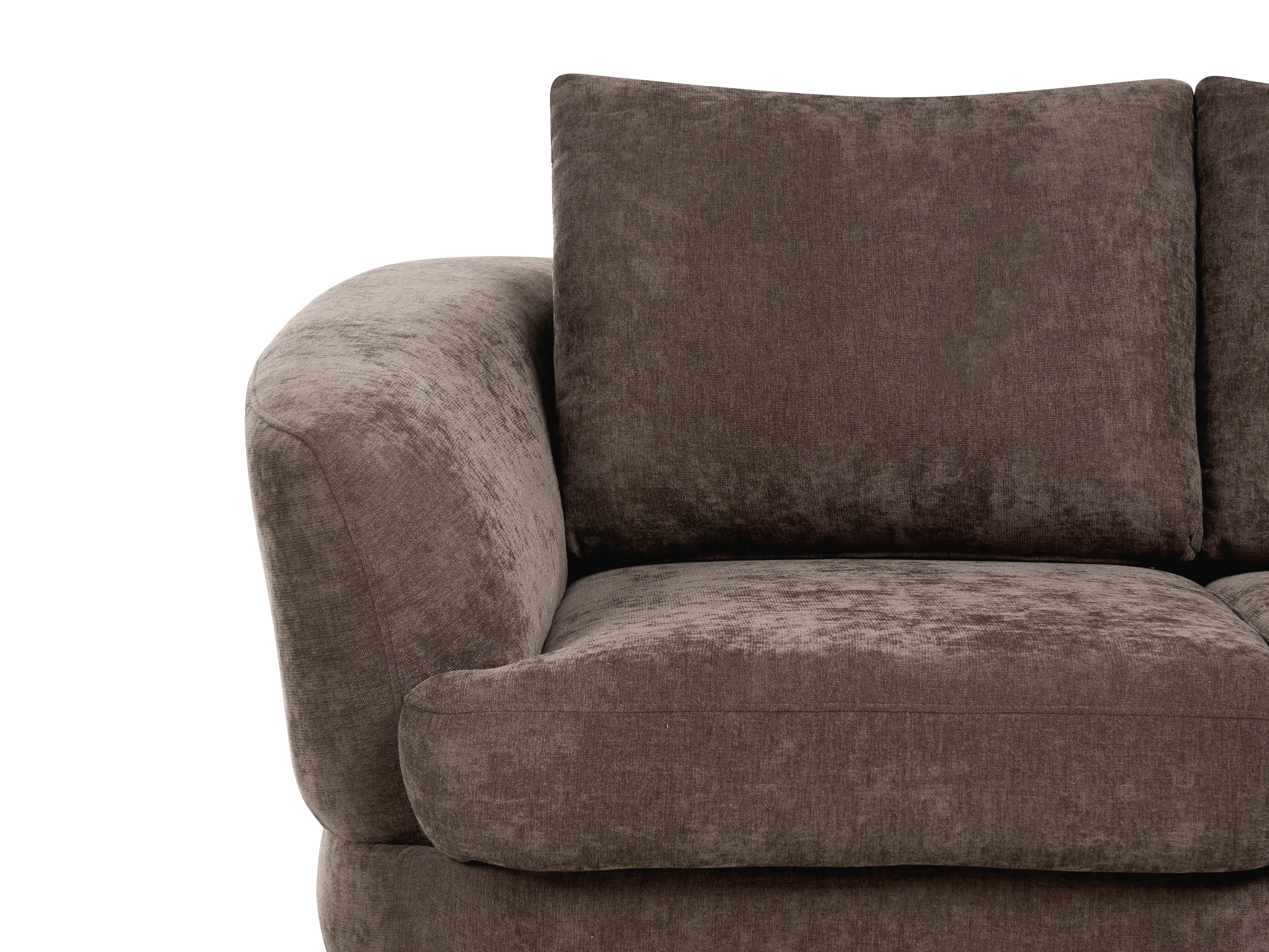 Bank 2-zits KJAER Chenille Donkerbruin