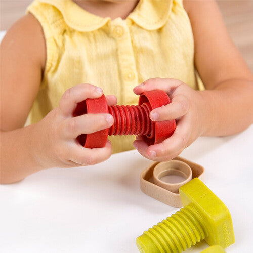 Miniland knutselset bouten en moeren - 24 st