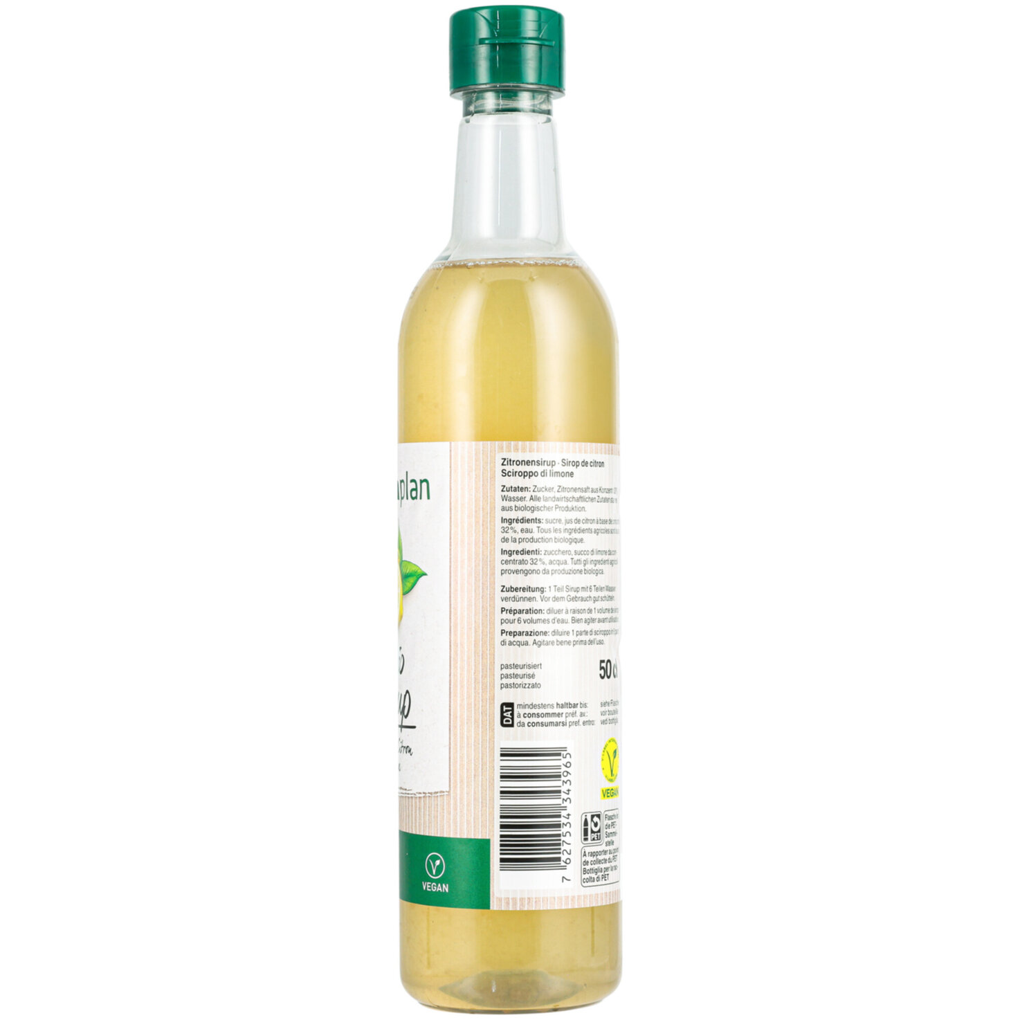 Naturaplan Bio Zitronen Sirup -50cl
