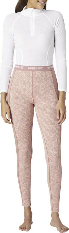 MCKINLEY Rina Merino skiunderbukser Pink
