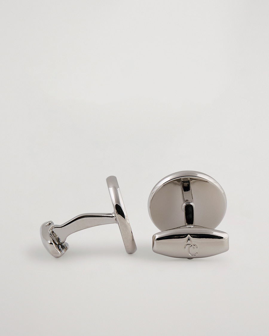 Amanda Christensen Cufflink & Shirt Studs Set White/Silver