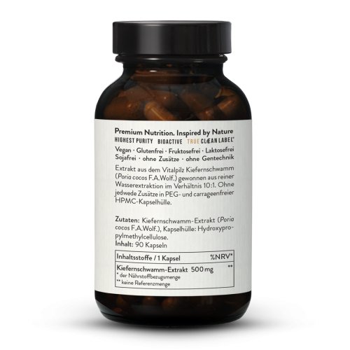 Sunday Natural Products  Poria CocosExtrakt Kapseln