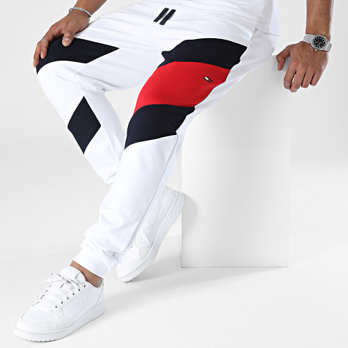 Pantalon Jogging Colorblocked 1472 Blanc
