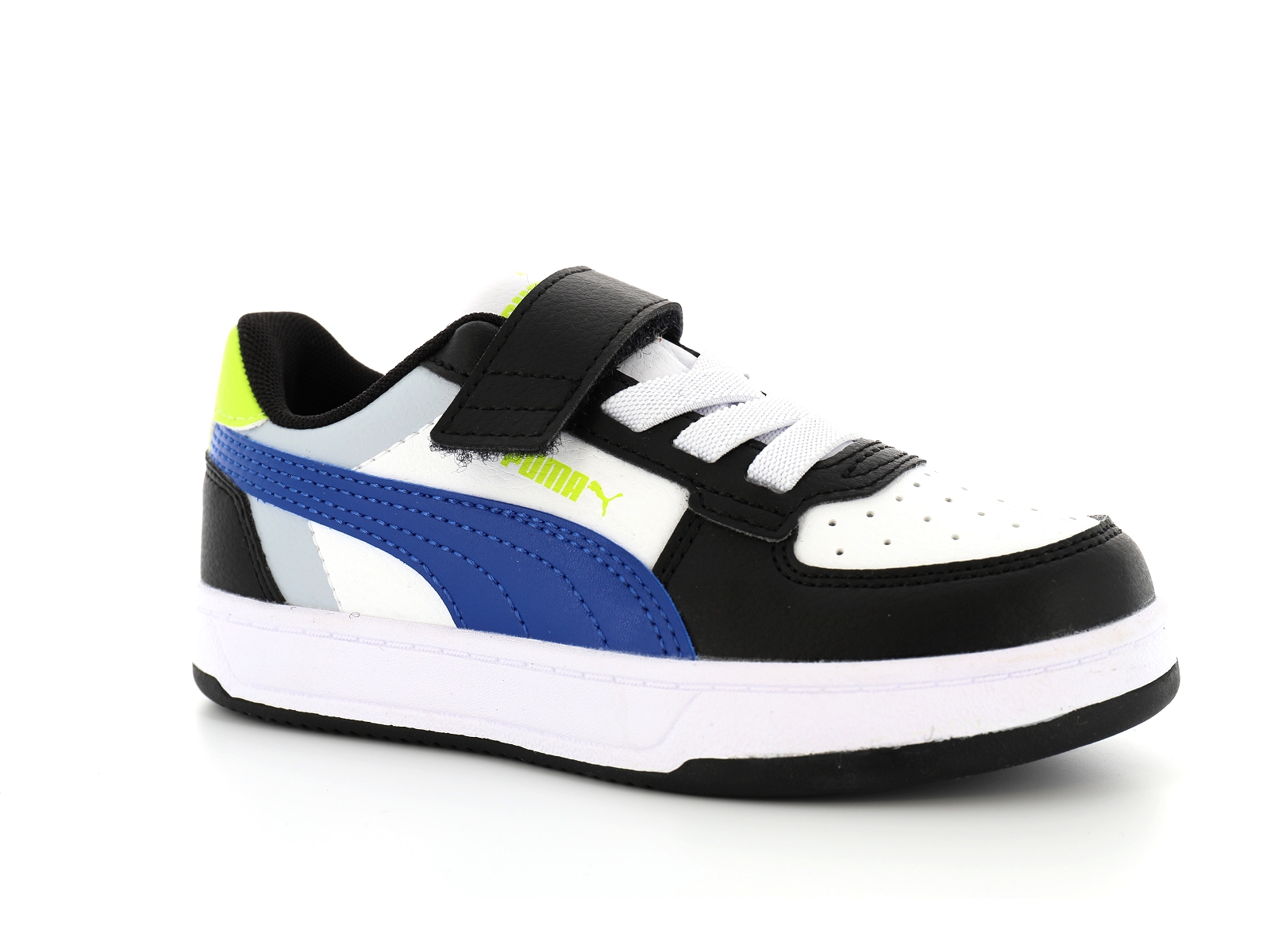 Puma-394462 Matières combinées Noir-Bleu