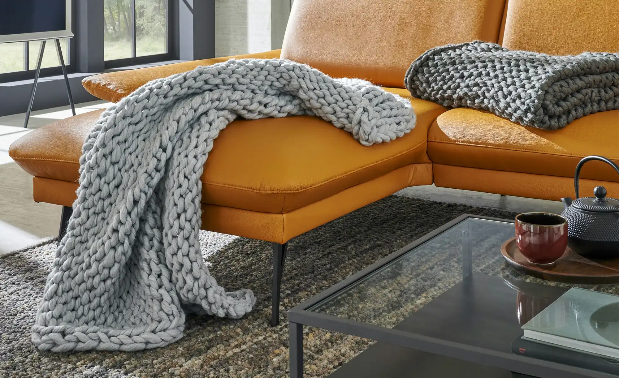 como Strick Plaid Hygge