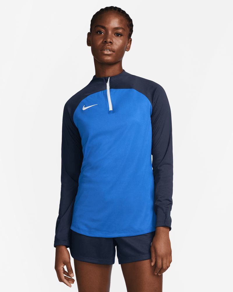 Haut d'entrainement 1/4 Zip Nike Academy Pro Bleu Royal pour femme