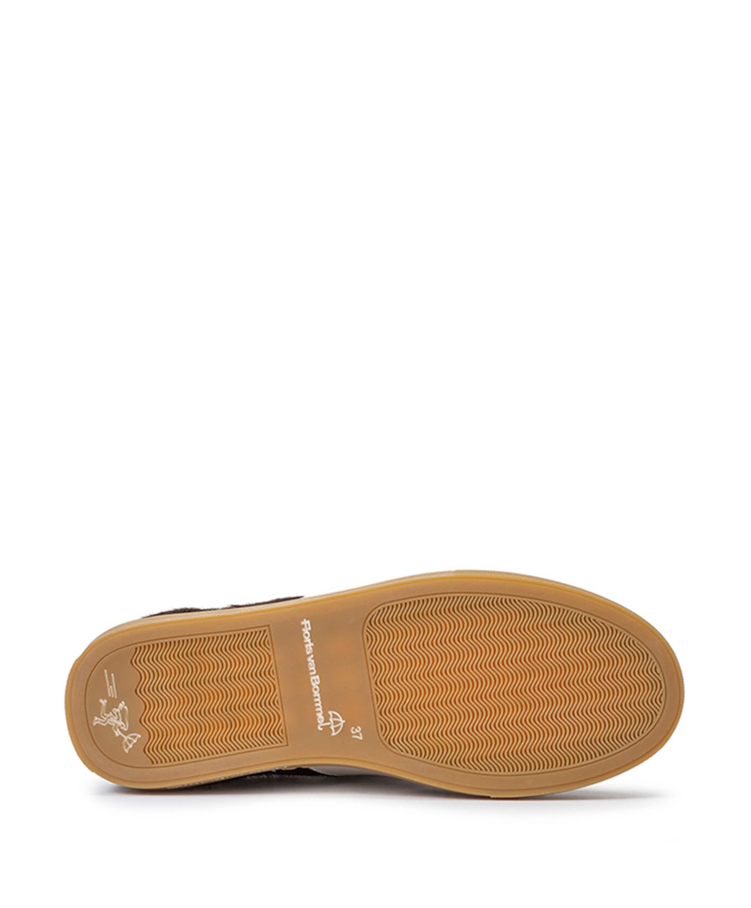 Floris van Bommel dames sneakers bruin