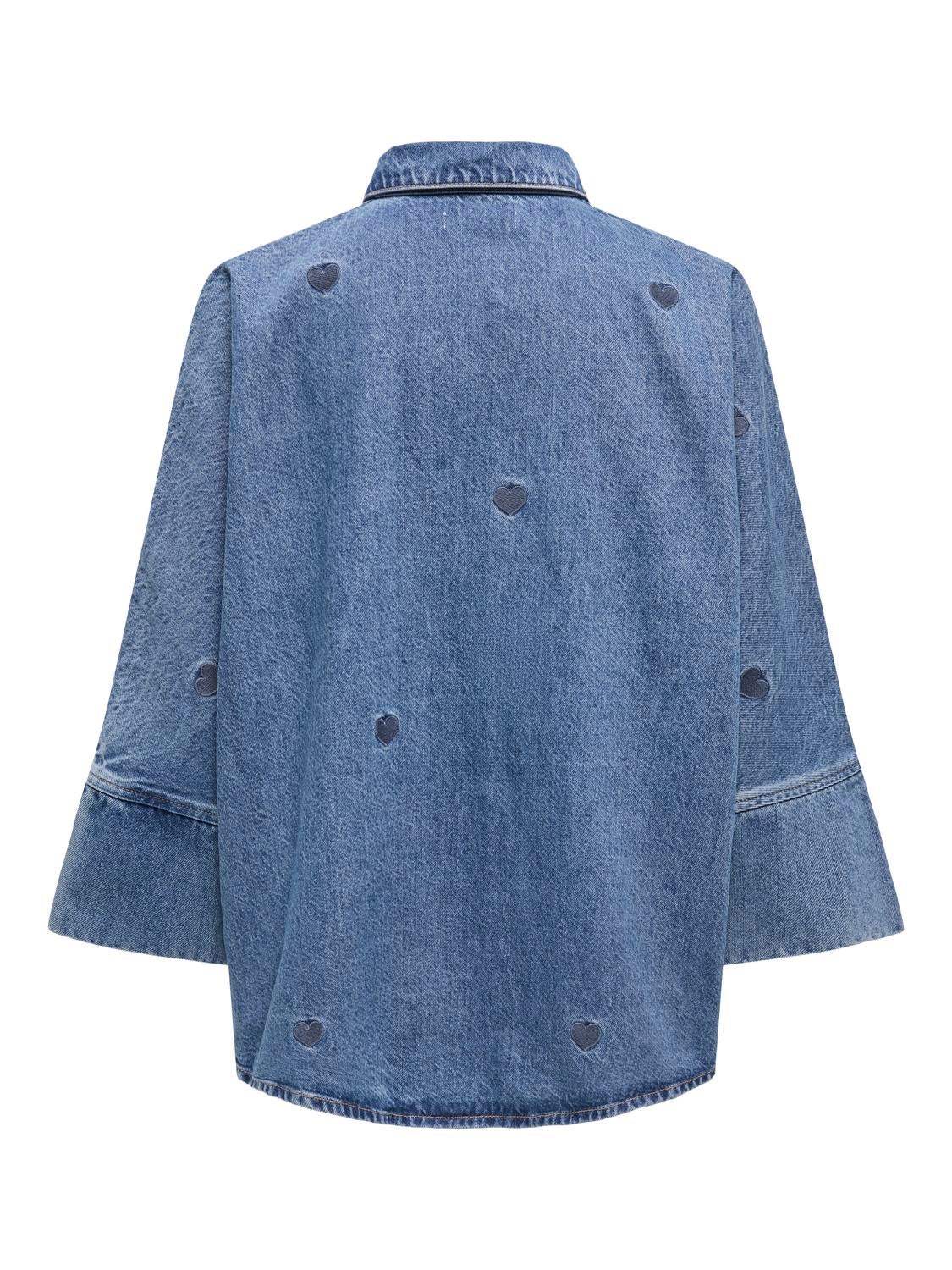 ONLGRACE Jeanshemd Medium Blue Denim