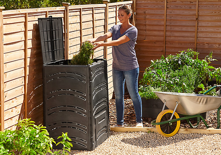 Composteur Pehd Bellijardin noir 500L