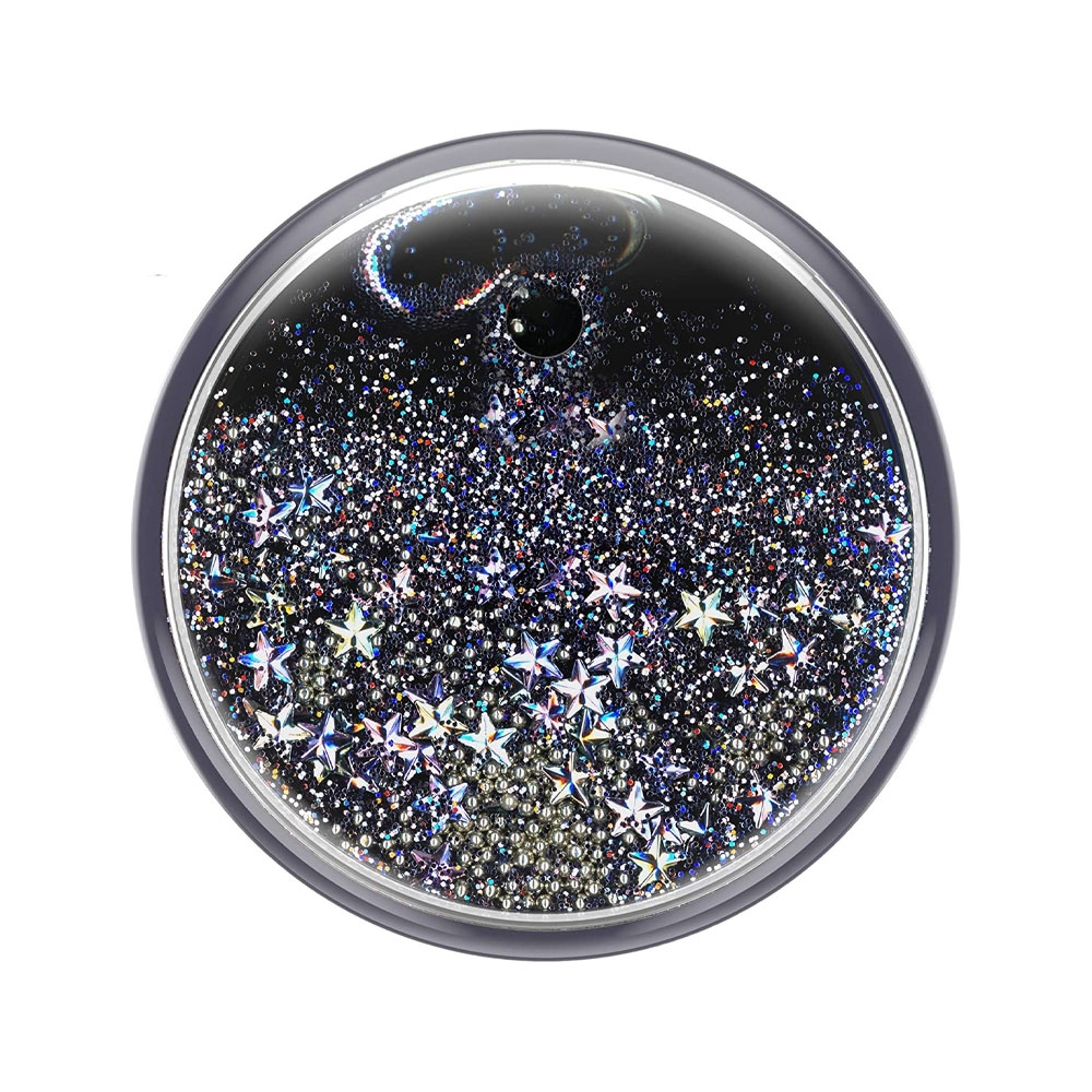 PopGrip Luxe Finger Griff Halterung für Smartphones / Tablets (801571) - Tidepool Starring Silver