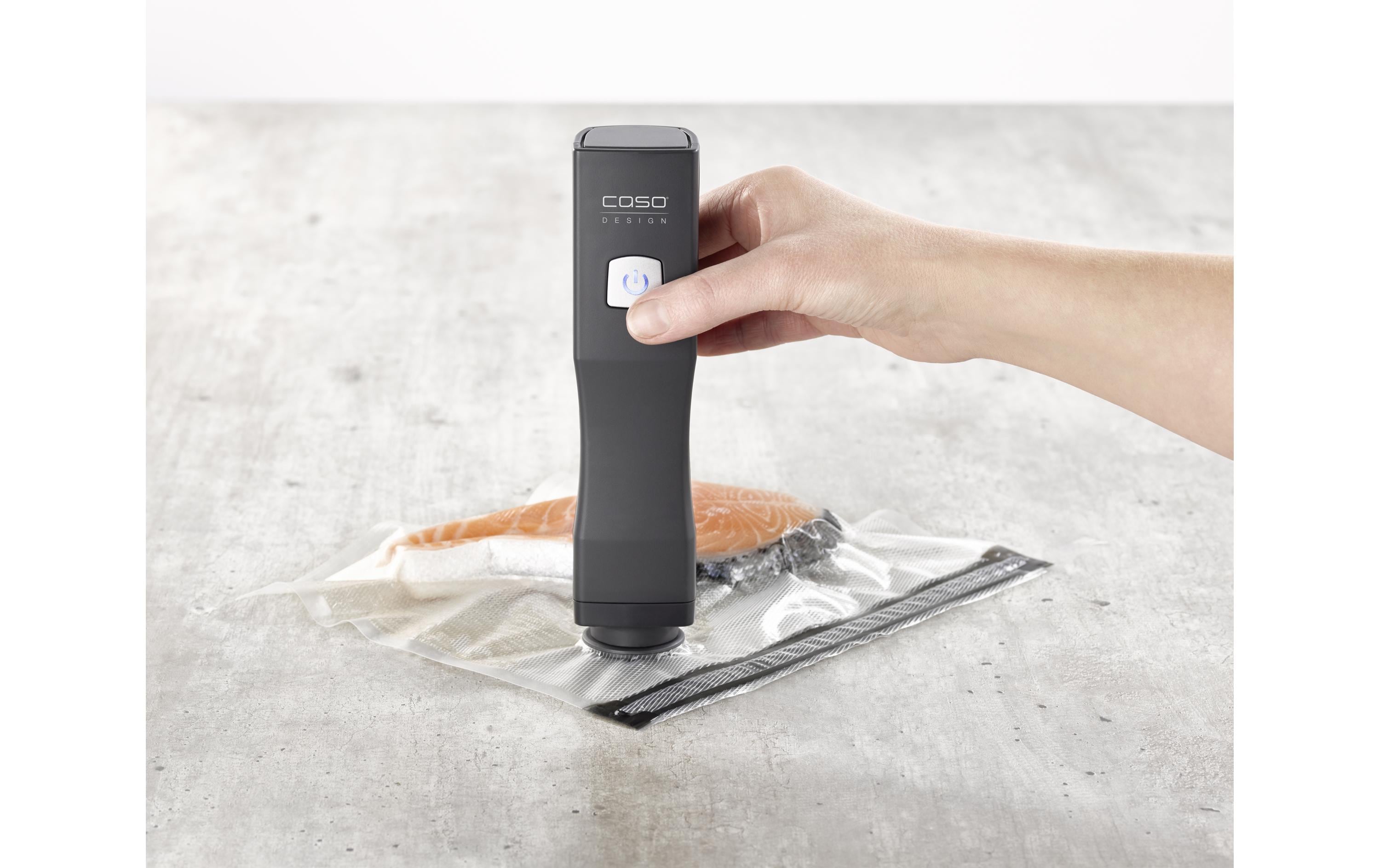 Vakuumiergerät Vacu One Touch SchwarzHandvakuumierer-Set