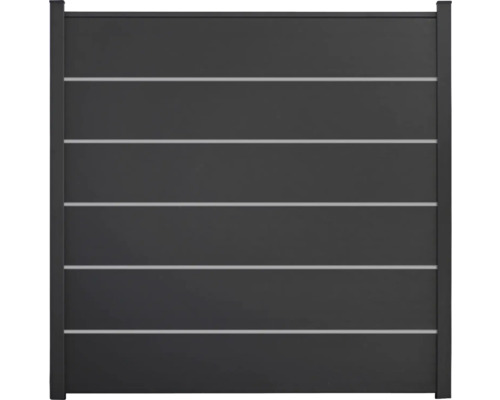 Hoofdelement GroJa BasicLine Premium insteeksysteem zonder palen 180 x 180 cm antraciet