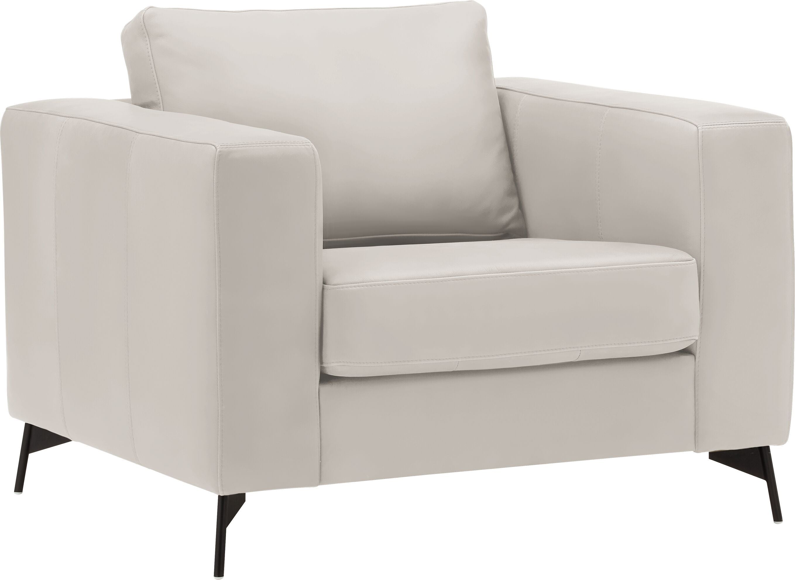 DIENER Sessel - Hellgrau / B: 99.0 cm x T: 92.0 cm x H: 81.0 cm