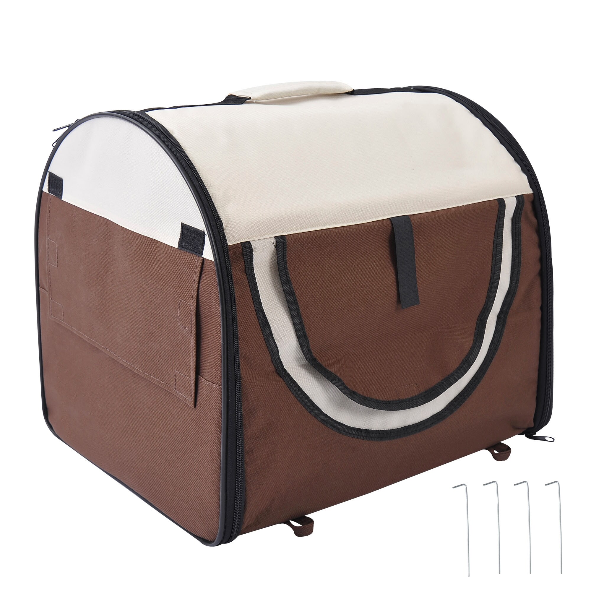 PawHut Hundetransportbox in Größe M M: 61 x 46 x 51 cm (LxBxH)