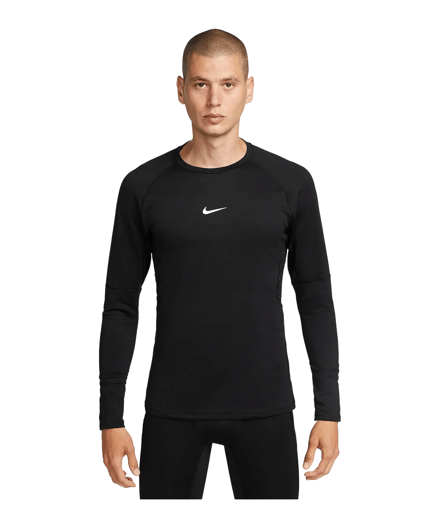 Nike Pro Warm Sweatshirt Schwarz F010