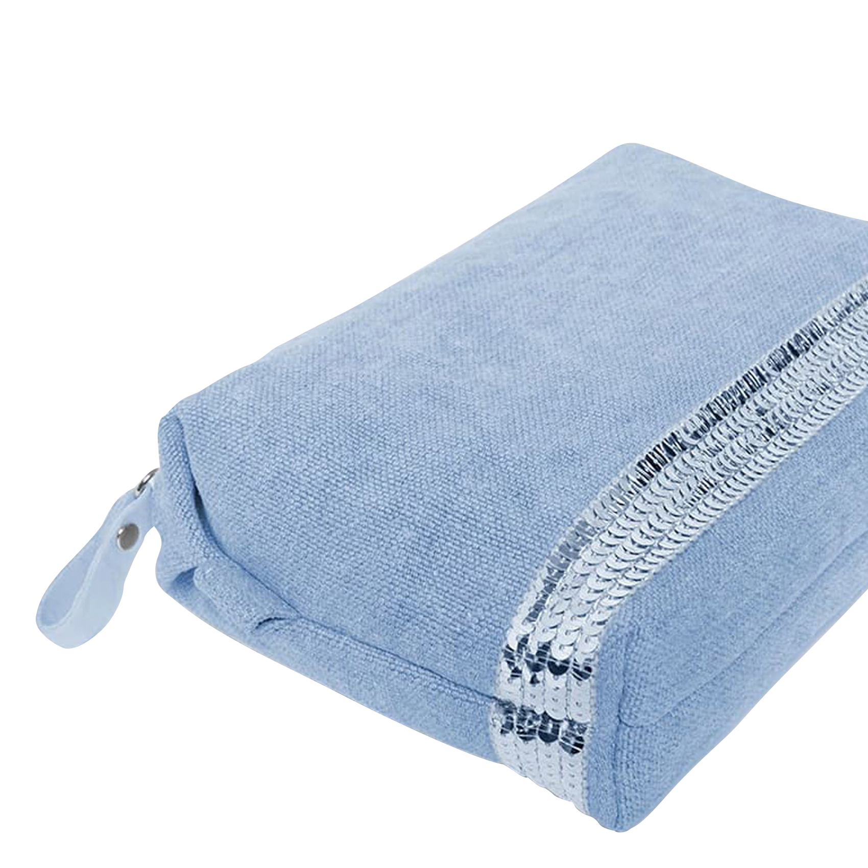 Pochette en lin| Bleu