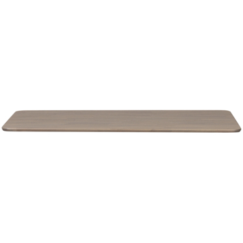 WOOOD tafelblad Tablo afgerond camel 24 mm 200x90 cm
