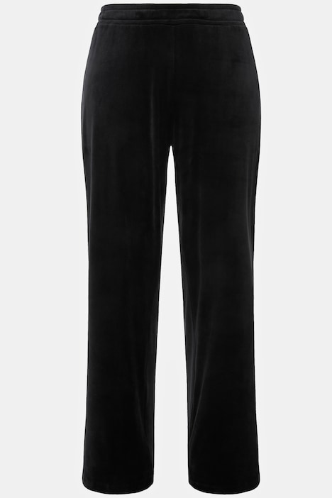 Loungewear-Nickihose, weites Bein, recycelt