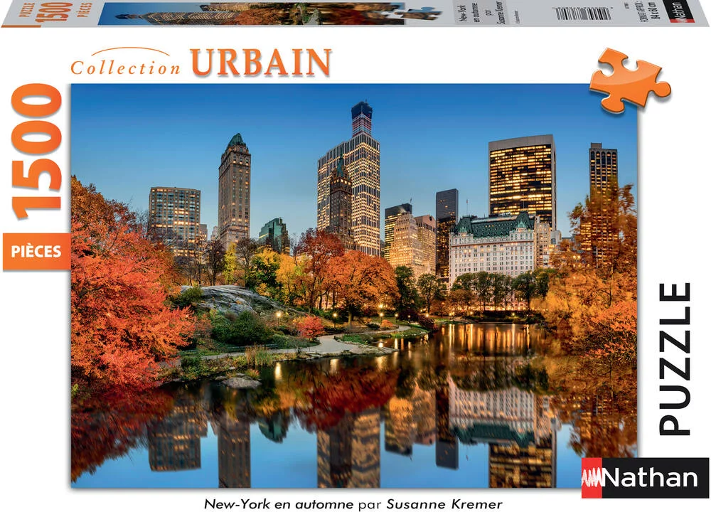 PUZZLE 1500 PIECES NEW YORK EN AUTOMNE