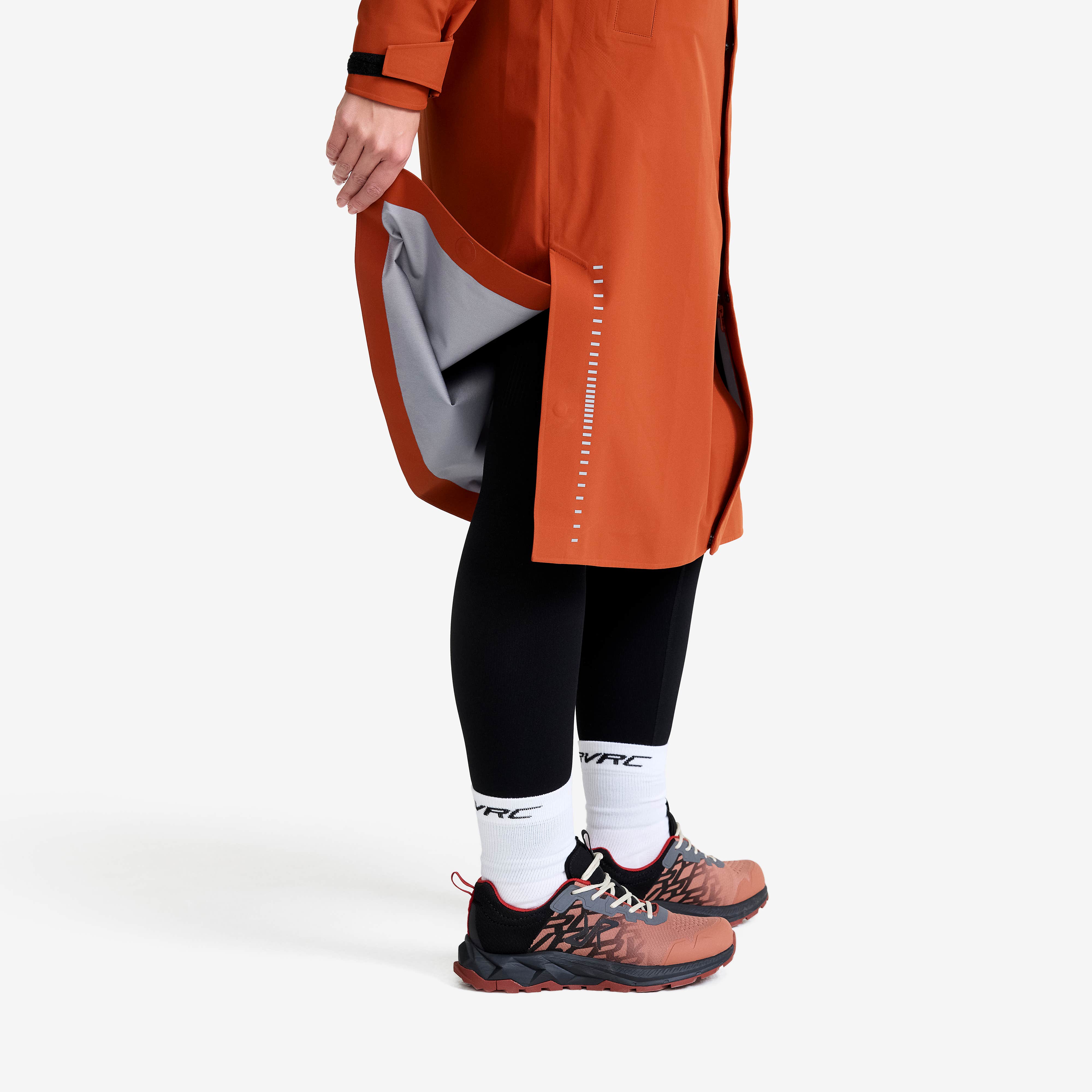 Cloud 3L Long Shell Parka Dame Rusty Orange