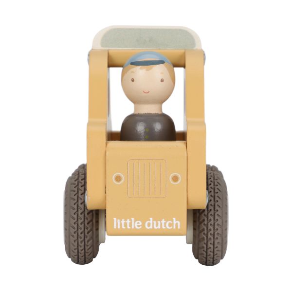 Little Dutch Taxi Inclusief Pegdoll – Hout