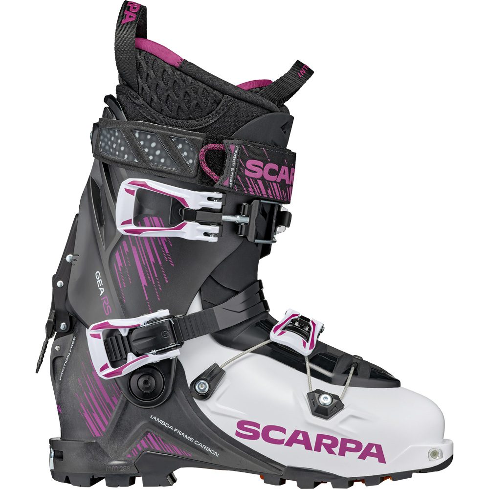 Scarpa Gea RS Touren Skischuhe Damen white black rouge