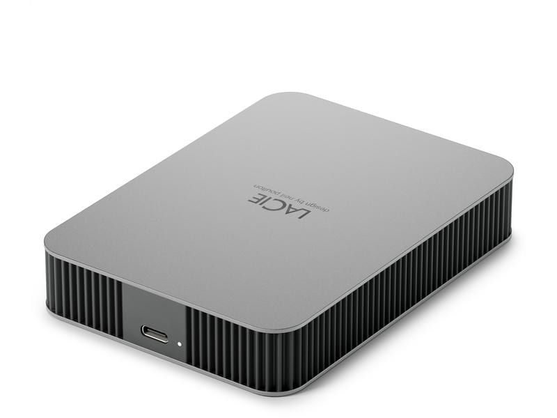 LaCie Externe Festplatte Mobile Drive (2022) 4 TB Externe tragbare Festplatte mit 4 TB Speicherkapazität
