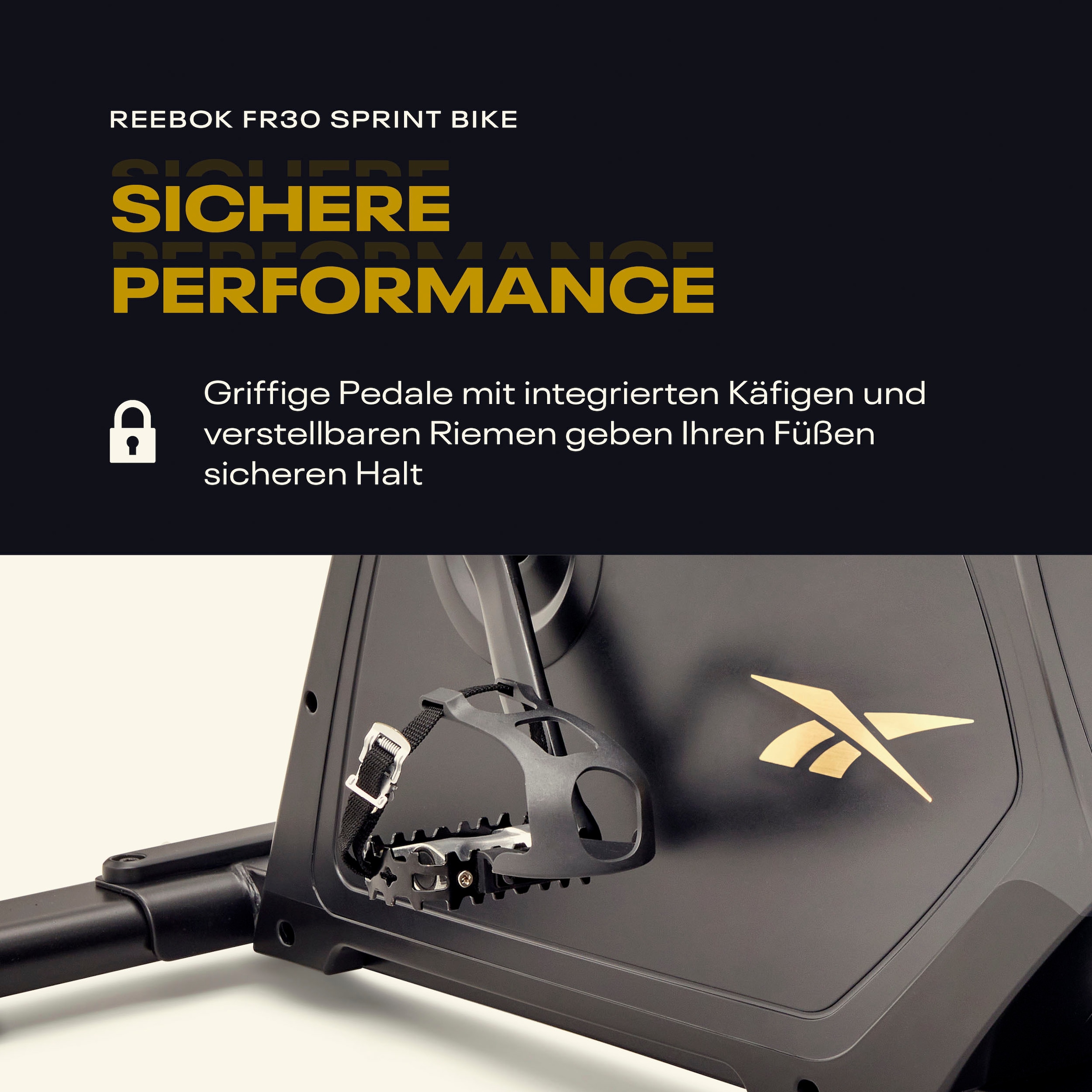 Reebok Speedbike »FR30 Speedbike« Schwungmasse ca. 6 kg, 32 Widerstandsstufen
