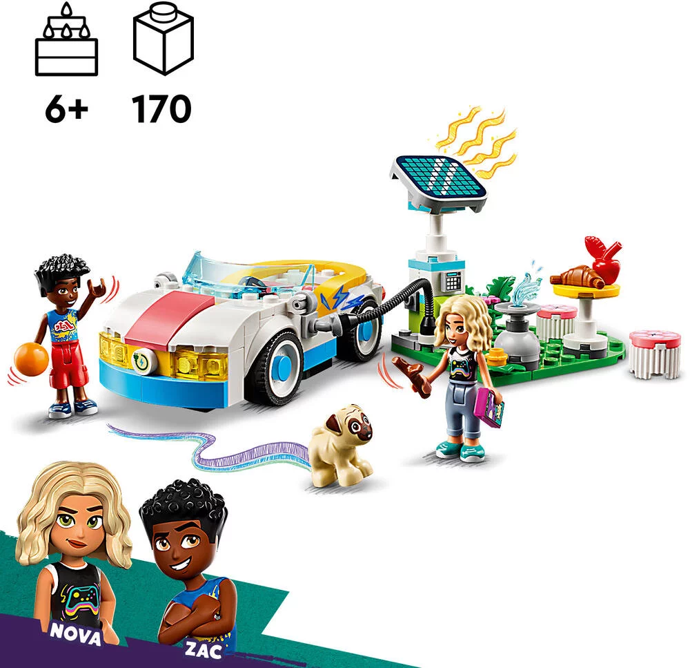 LEGO®FRIENDS 42609 - LA VOITURE ELECTRIQUE ET LA BORNE DE RECHARGE