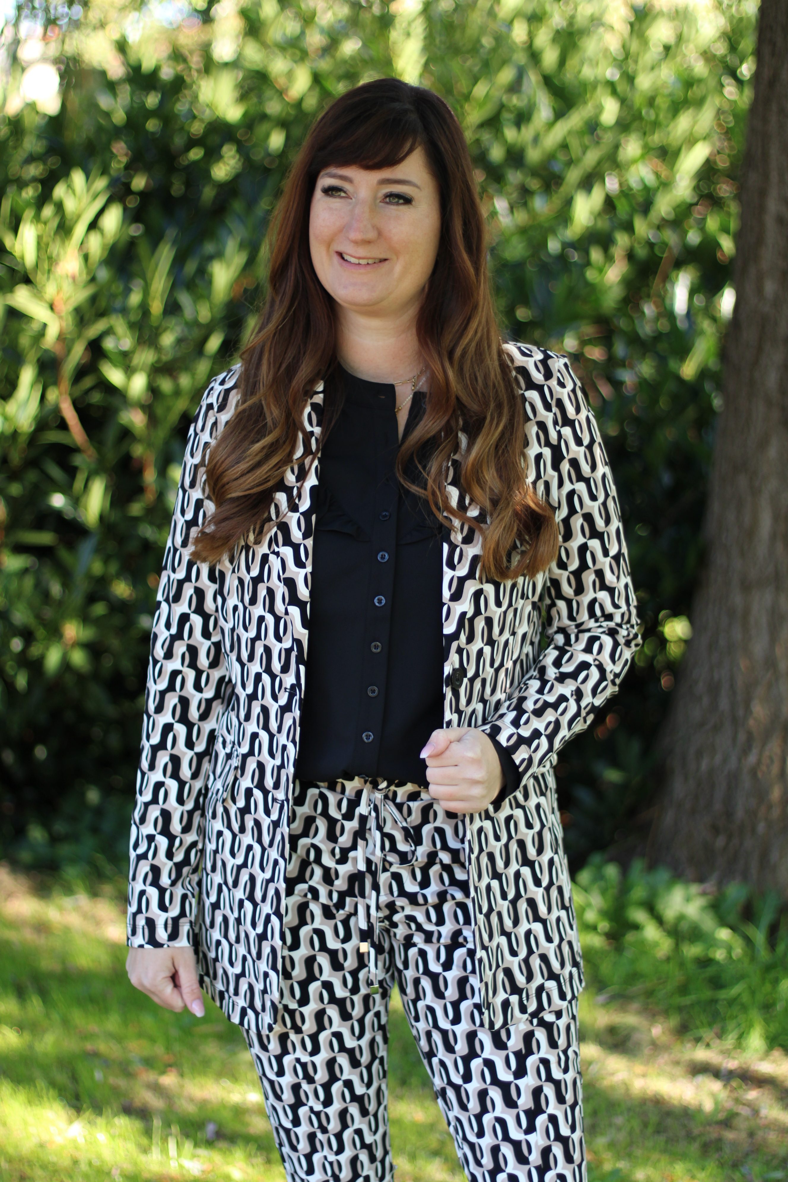 Zoso - Annelies Travel Blazer - Black/Offwhite
