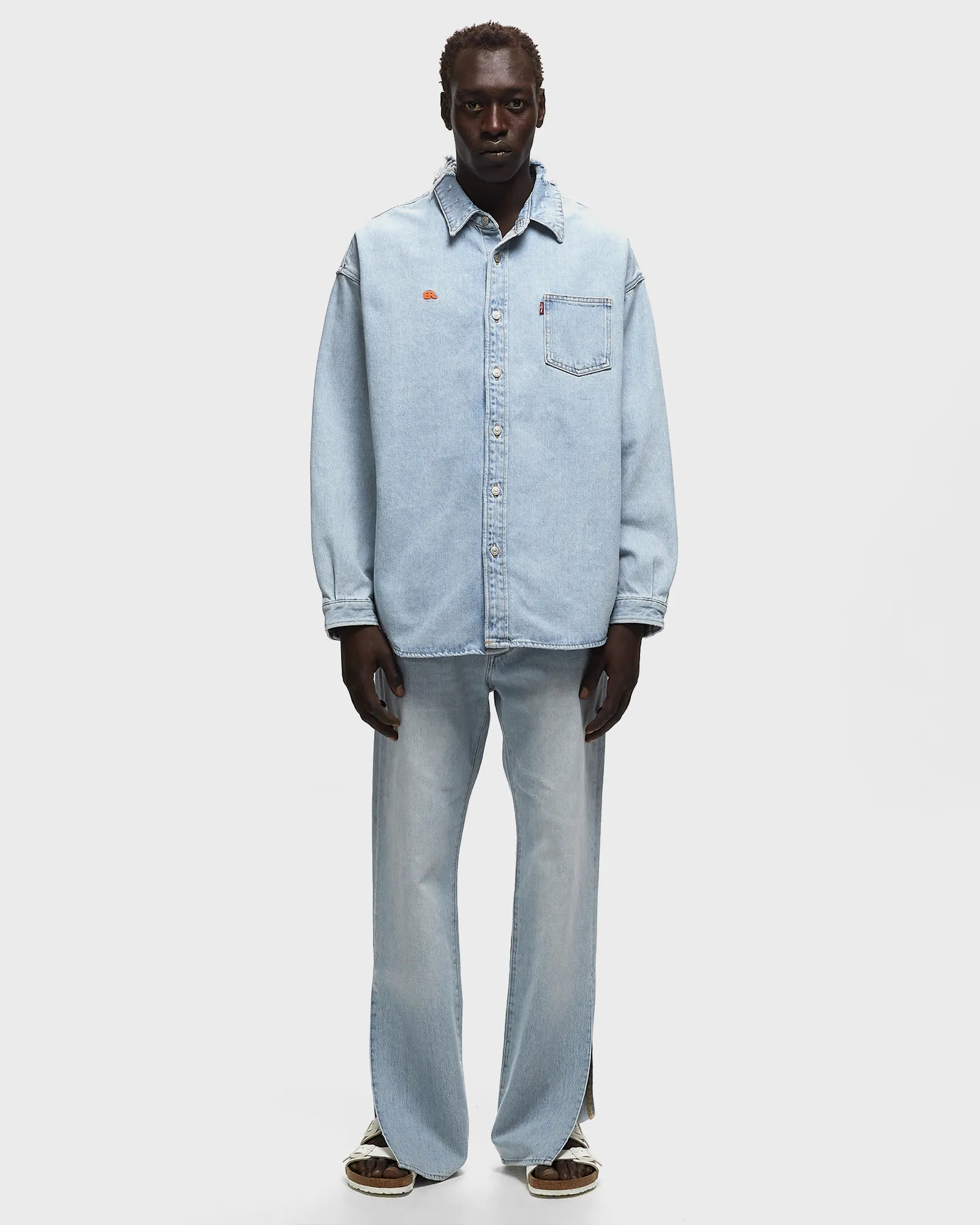 ERL ERL x LEVIS SOBRECAMISA TECIDA