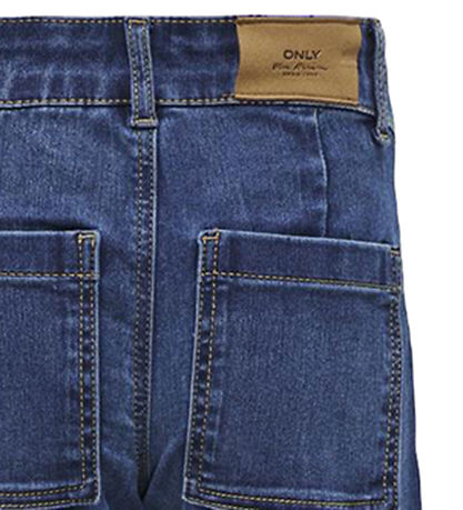 Kids Only Jeans - Noos - KogSølvie - Wide Leg - Dark Blue Denim