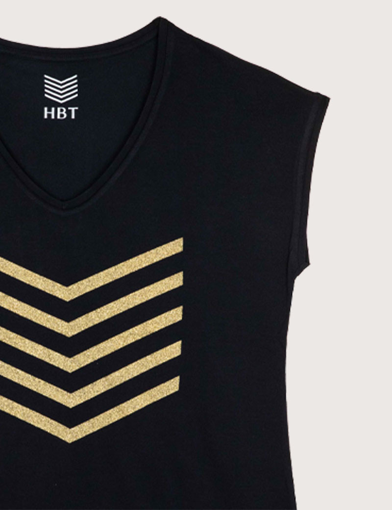 HBT BASICS | JUSTINE MODAL BLACK GOLD