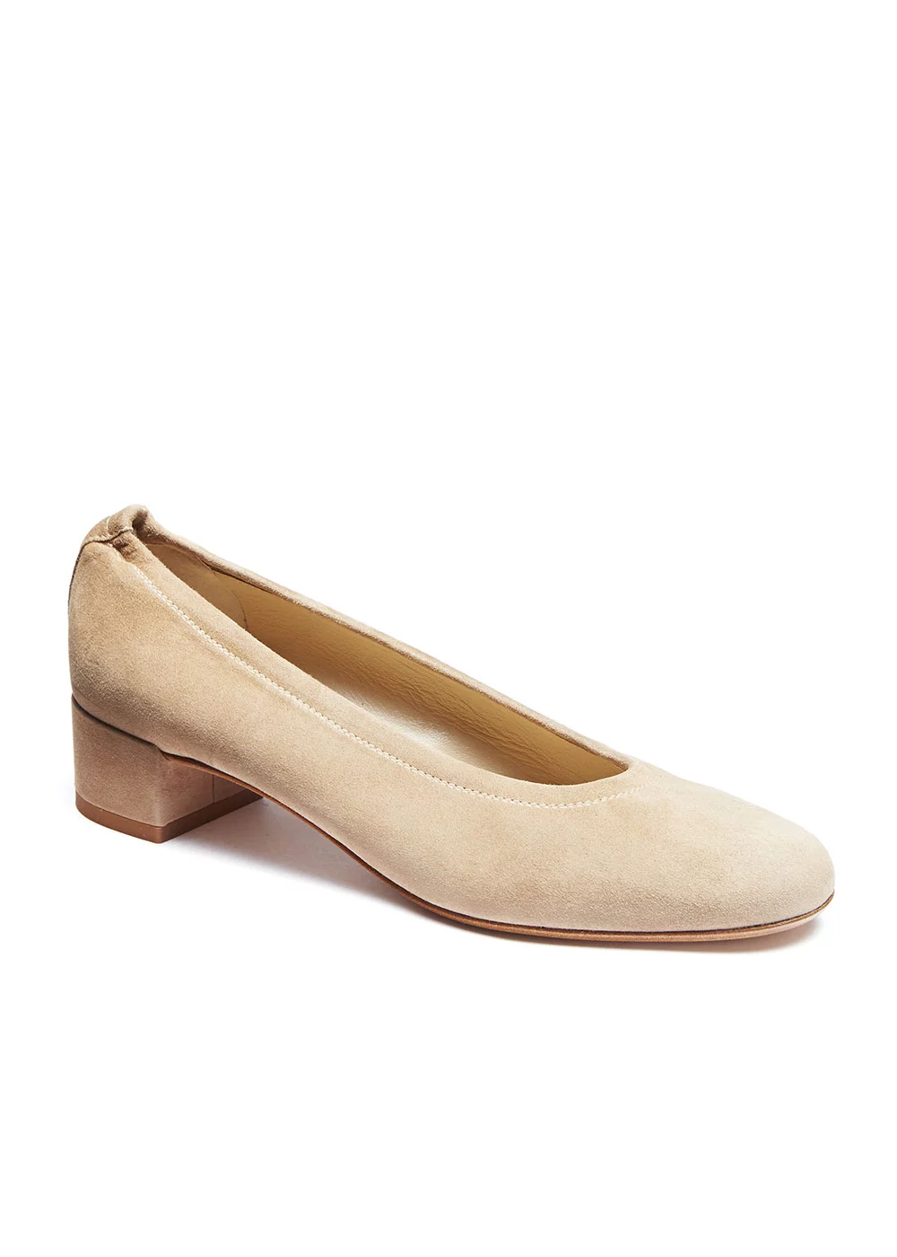 BALLERINE VARSOVIE VELOURS BEIGE