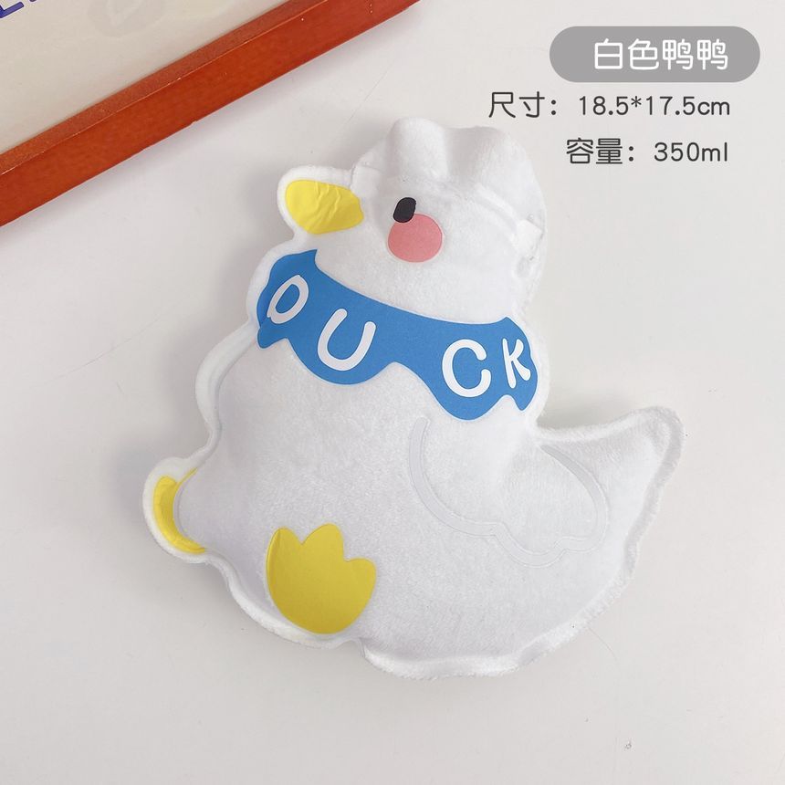 Fun House - Animal Chenille PVC-warmwaterkruik (verschillende ontwerpen)