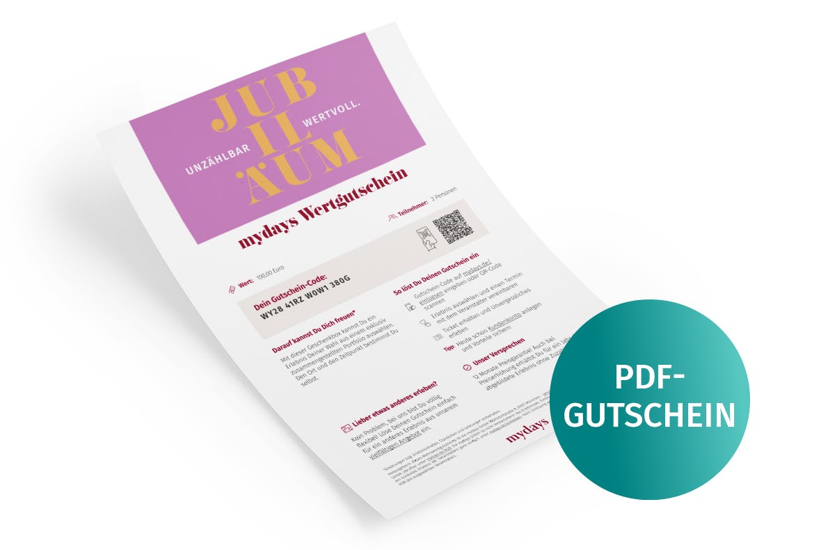 Wertgutschein Zum Jubiläum