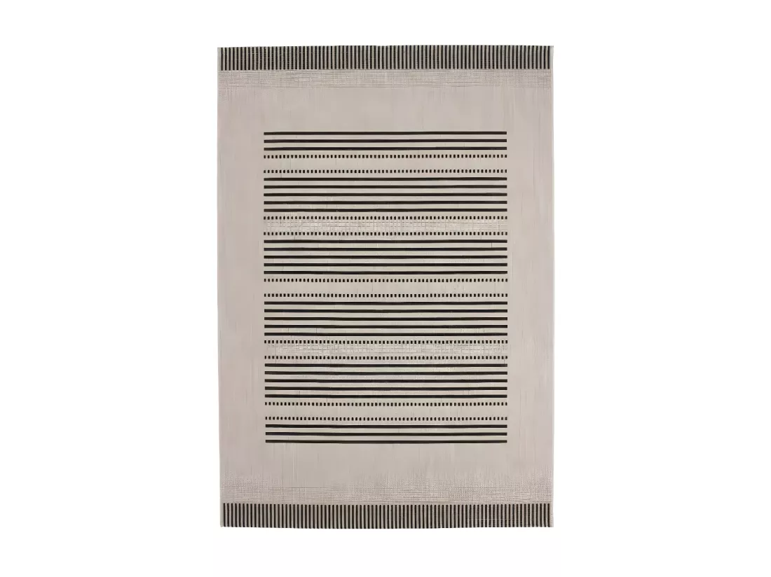 Tapis 170x120cm, design F105A coloris argent - Confort et élégance pour votre intérieur