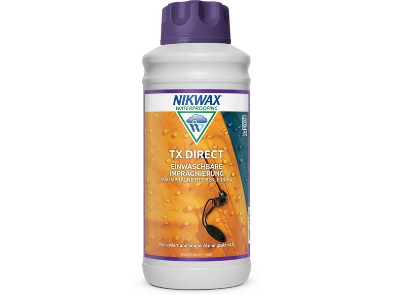 NIKWAX Imprägnierung TX.Direct Wash-In 1 l Imprägniermittel für Wetterschutzbekleidung