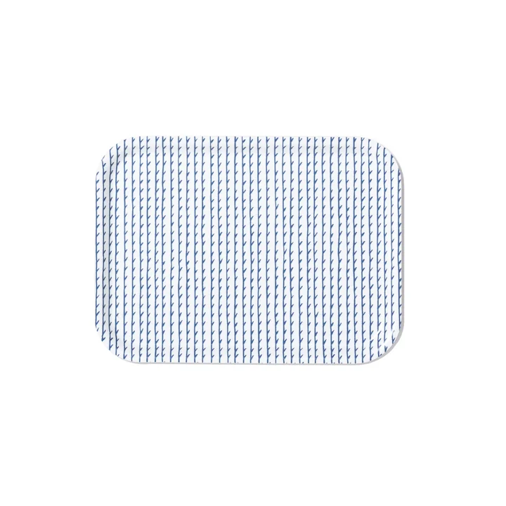 Artek - Rivi Tablett klein, weiss / blau