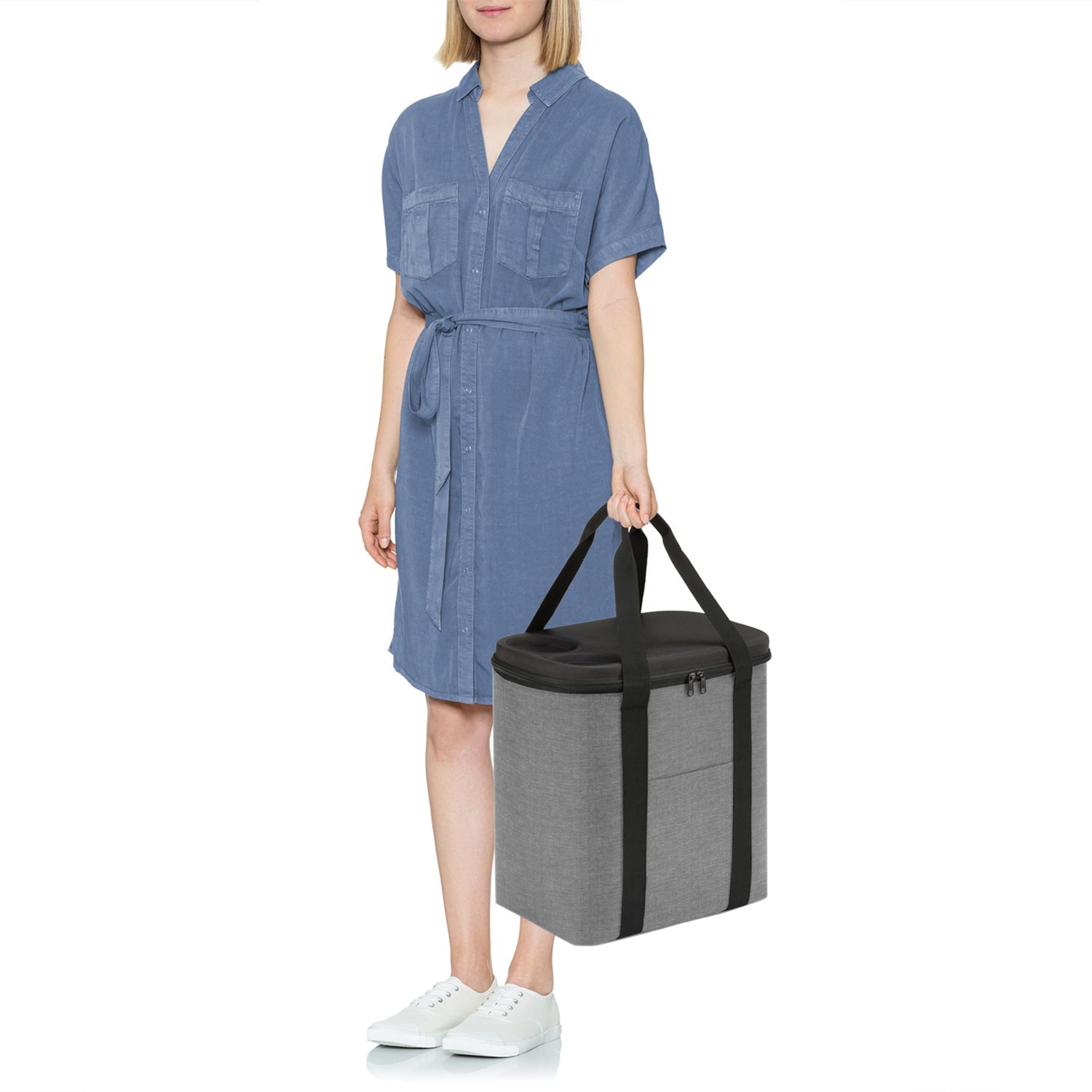 Reisenthel Shopping Coolerbag XL twist silver