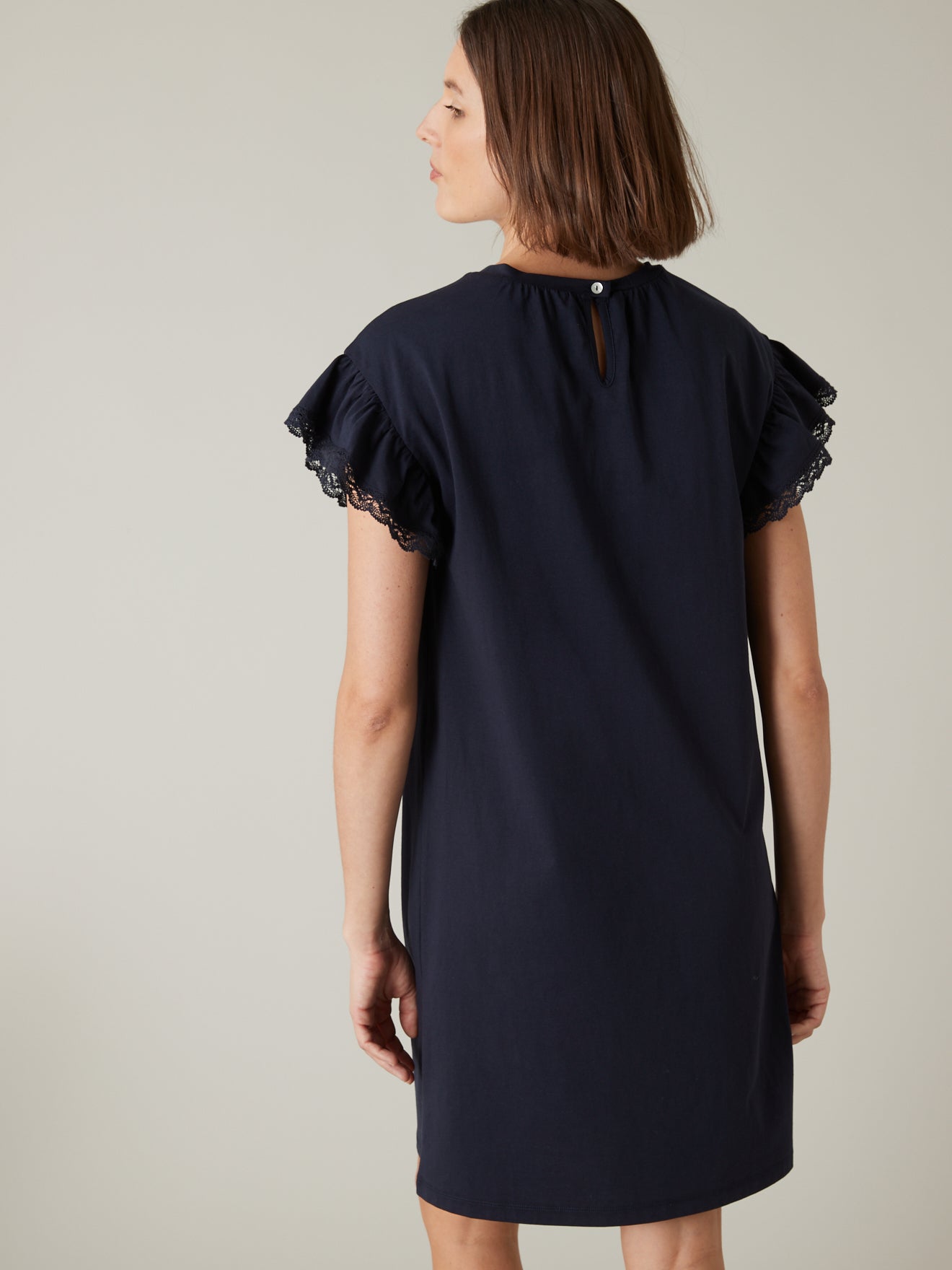 Robe t-shirt unie femme - coton bio