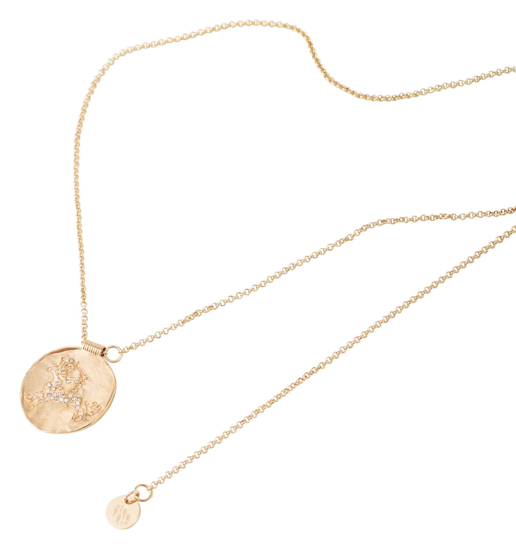 Collier à médaille signe astrologique | Doré
