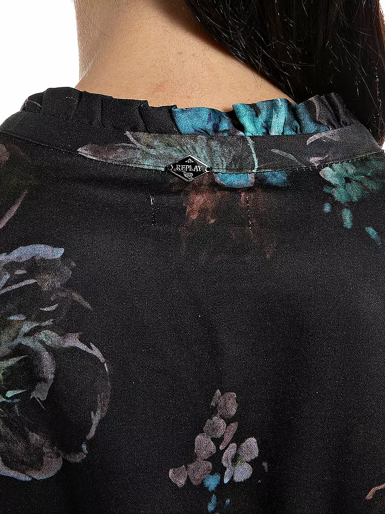 REPLAY Midikleid  schwarz
