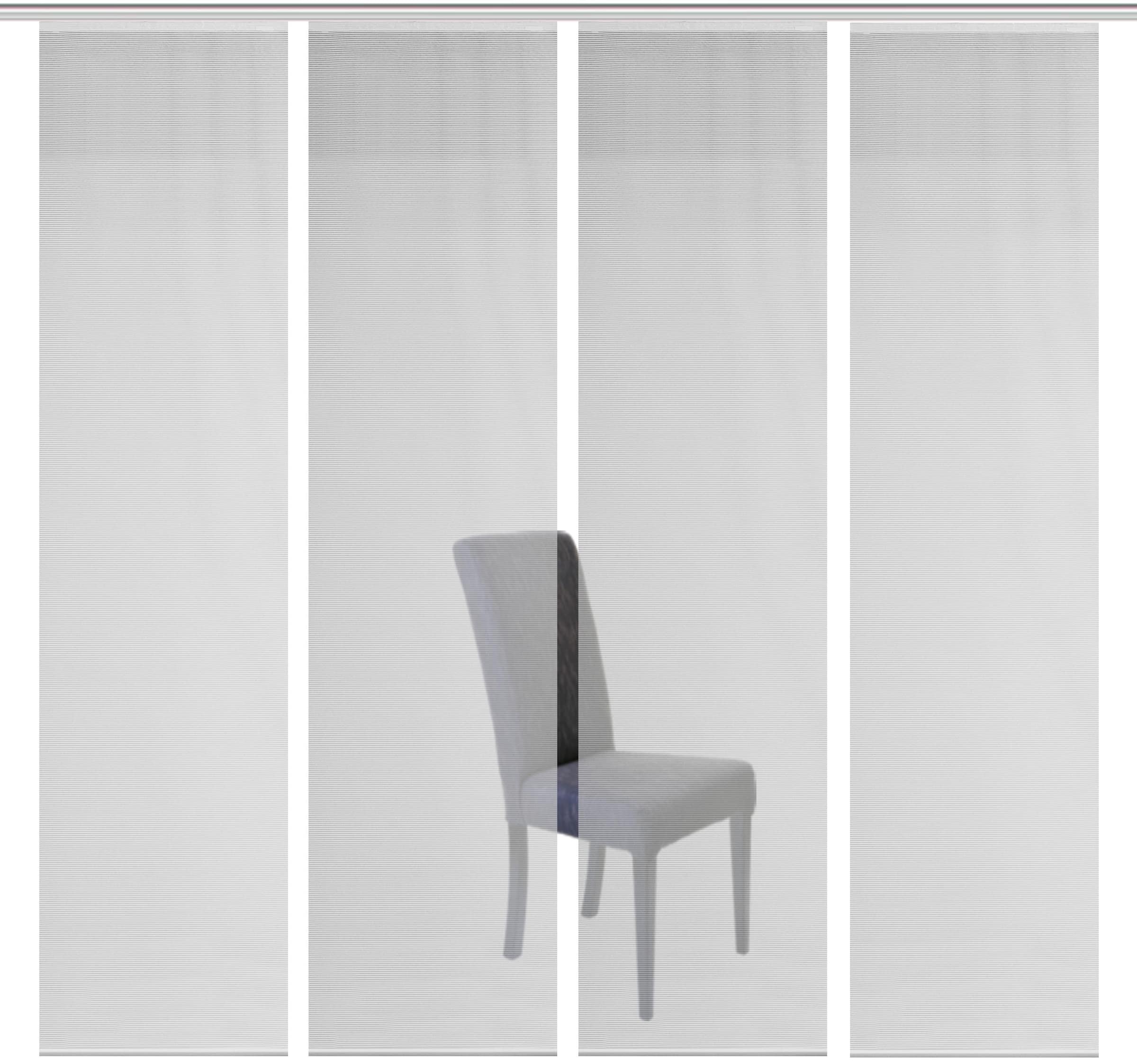 Vision S Schiebegardine »4ER SET ROM« Paneelwagen 4 Stk. tlg. HxB: 260x60, Schiebevorhang 4er Set Uni