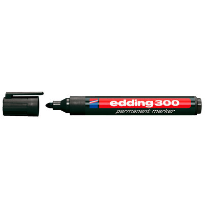 Edding Permanent Marker 300, schwarz