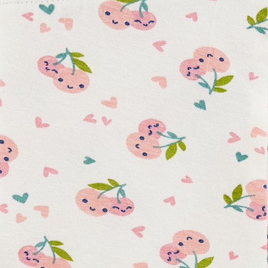 Sweet Summer short   Imprimé cerises et coeurs        de               P'tit bisou