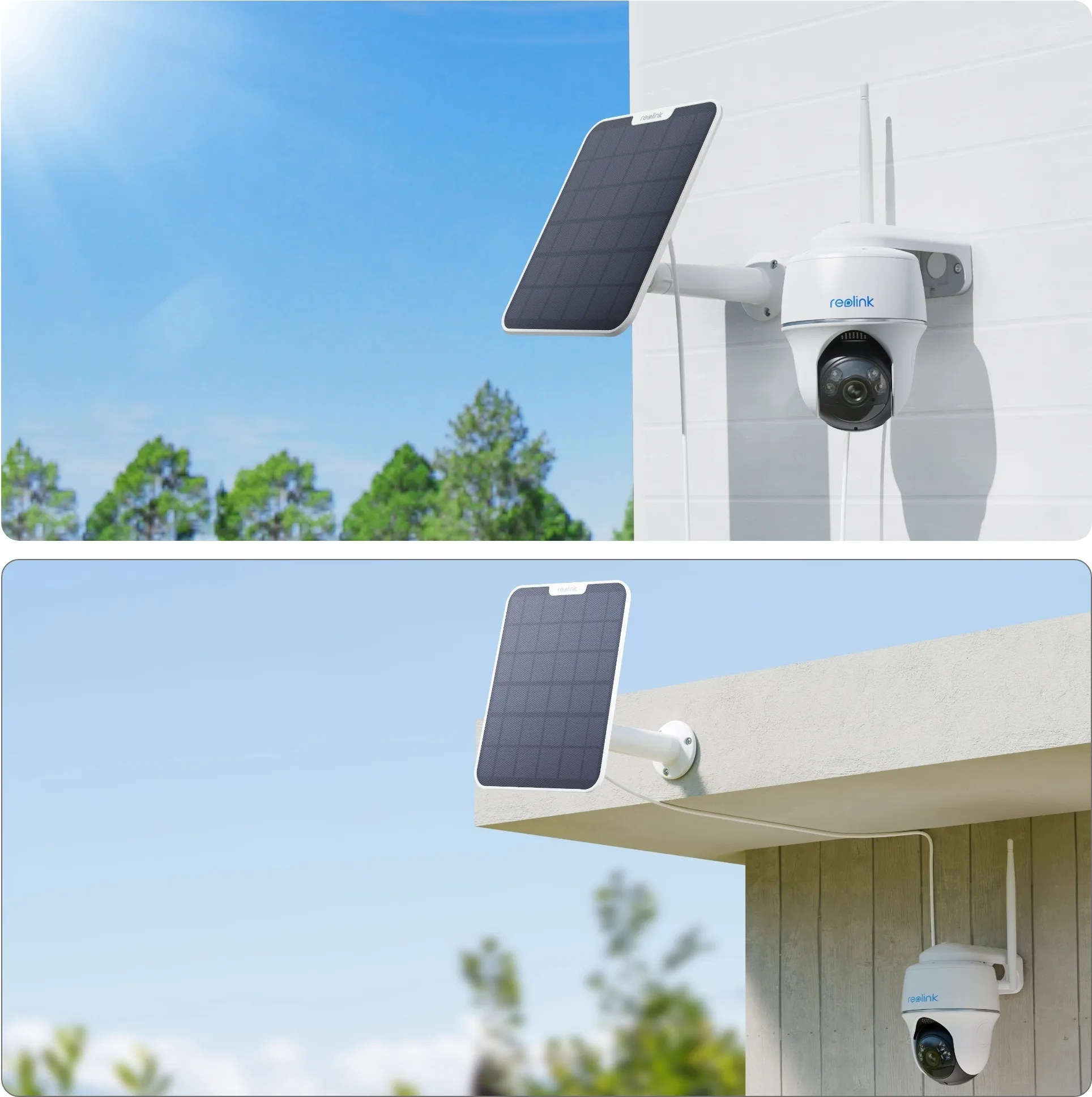 Reolink Argus Series B430 avec panneau solaire Caméra de surveillance